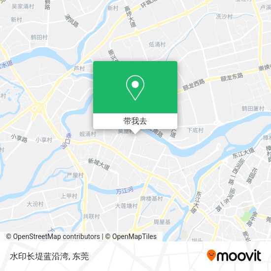 水印长堤蓝沿湾地图