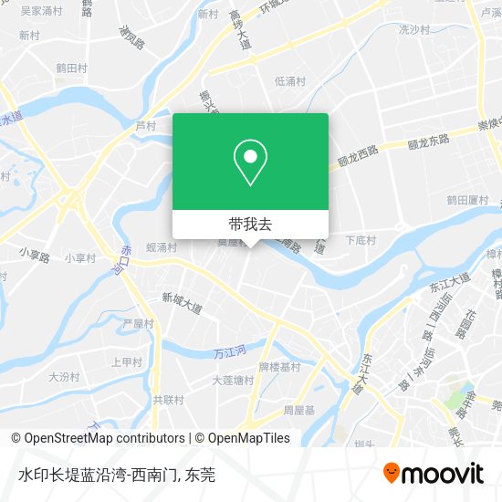 水印长堤蓝沿湾-西南门地图