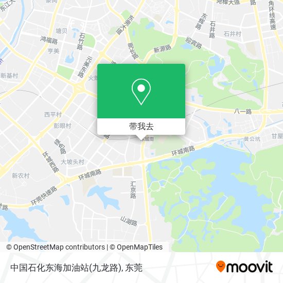 中国石化东海加油站(九龙路)地图