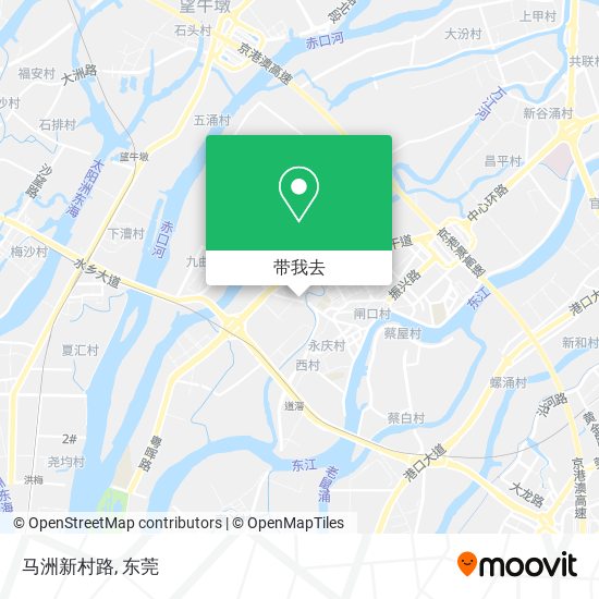 马洲新村路地图