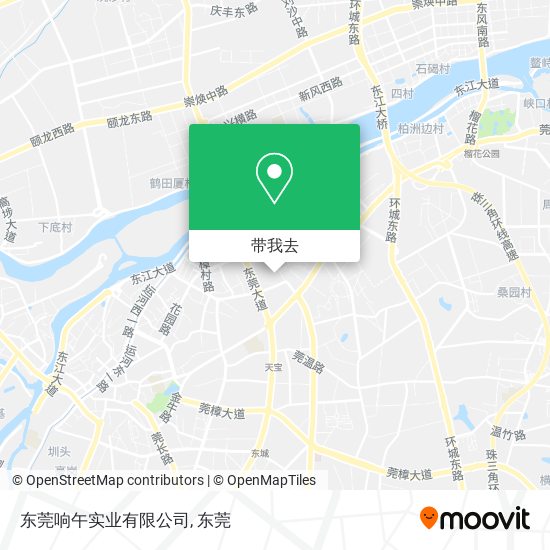 东莞响午实业有限公司地图
