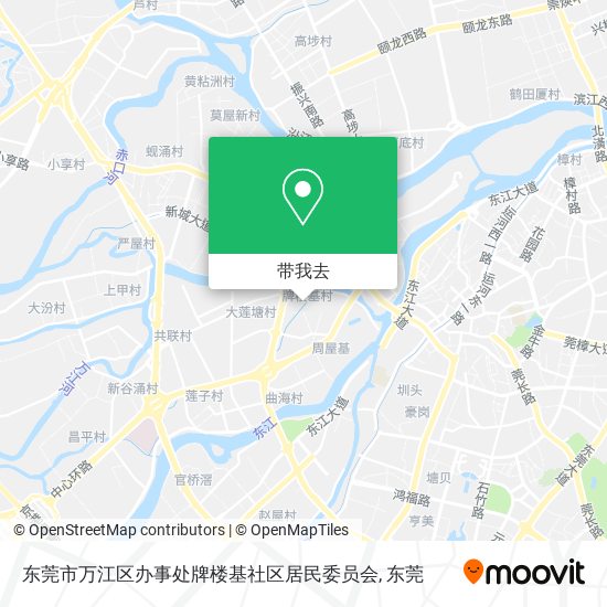 东莞市万江区办事处牌楼基社区居民委员会地图