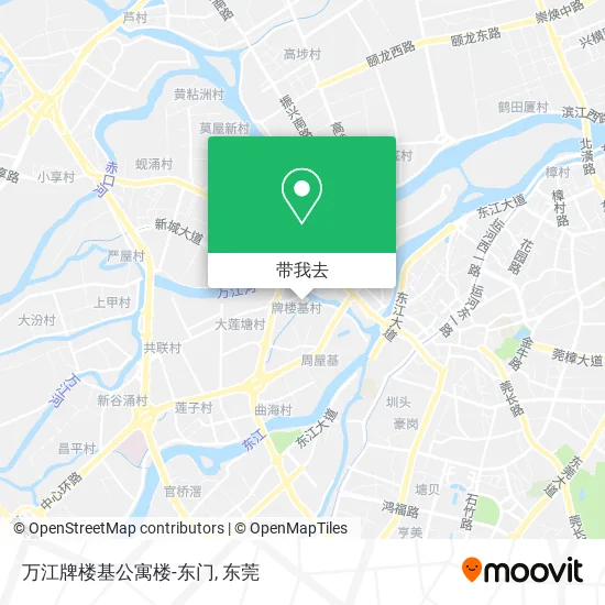 万江牌楼基公寓楼-东门地图