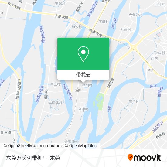 东莞万氏切带机厂地图