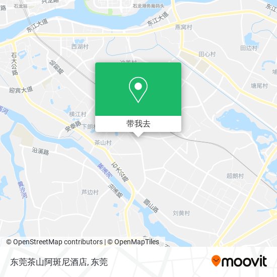 东莞茶山阿斑尼酒店地图