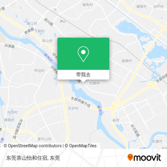 东莞茶山怡和住宿地图