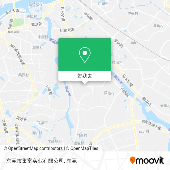 东莞市集富实业有限公司地图