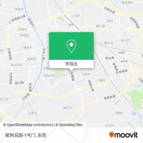 紫荆花园-1号门地图