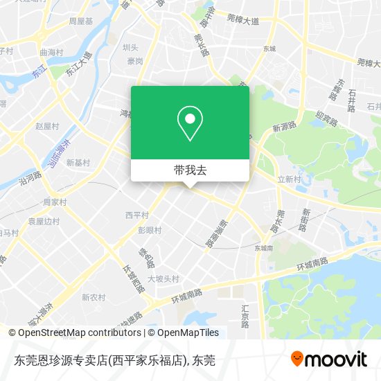 东莞恩珍源专卖店(西平家乐福店)地图