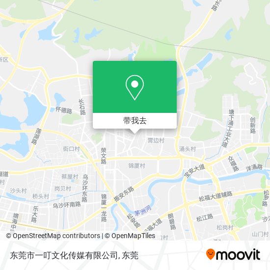 东莞市一叮文化传媒有限公司地图
