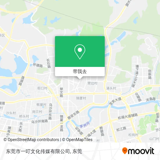 东莞市一叮文化传媒有限公司地图