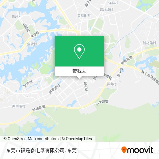 东莞市福是多电器有限公司地图