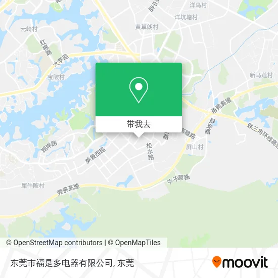东莞市福是多电器有限公司地图