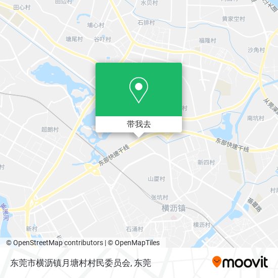 东莞市横沥镇月塘村村民委员会地图