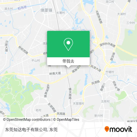 东莞知达电子有限公司地图