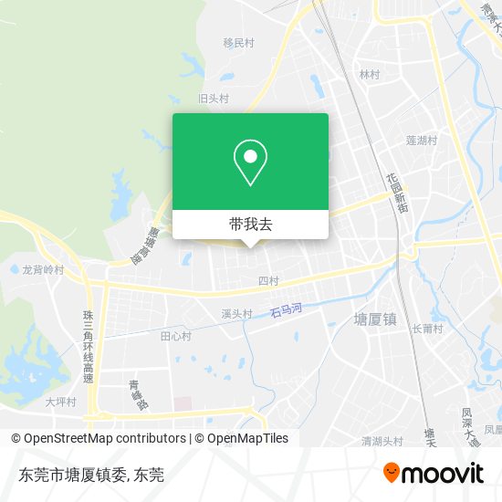 东莞市塘厦镇委地图