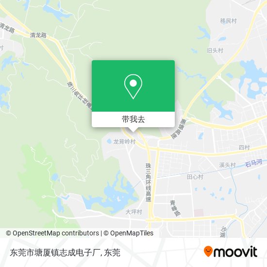 东莞市塘厦镇志成电子厂地图