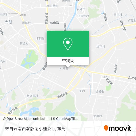 来自云南西双版纳小桂茶行地图