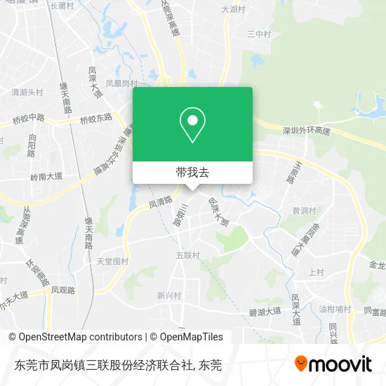 东莞市凤岗镇三联股份经济联合社地图
