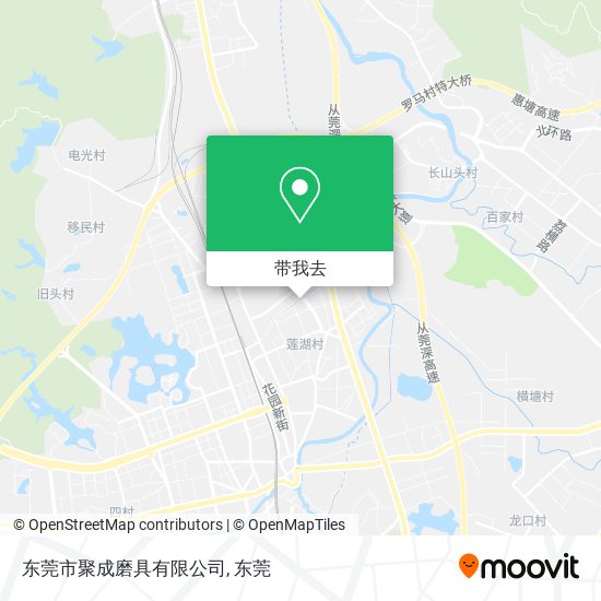 东莞市聚成磨具有限公司地图