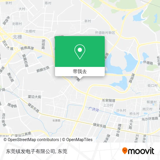 东莞镇发电子有限公司地图