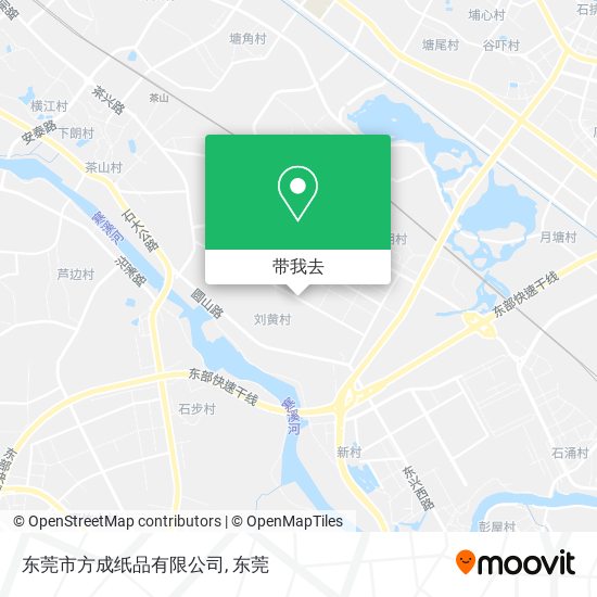东莞市方成纸品有限公司地图