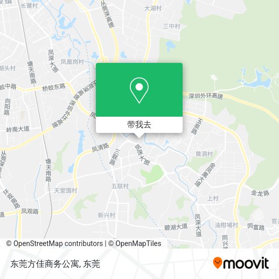 东莞方佳商务公寓地图