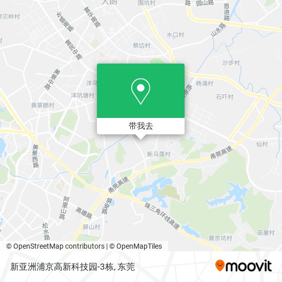 新亚洲浦京高新科技园-3栋地图