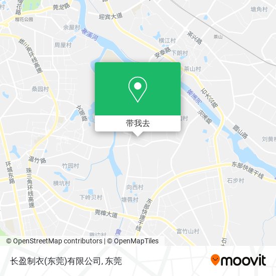 长盈制衣(东莞)有限公司地图
