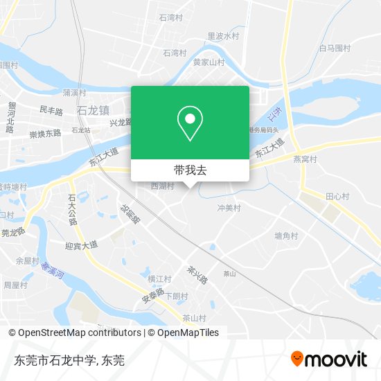 东莞市石龙中学地图