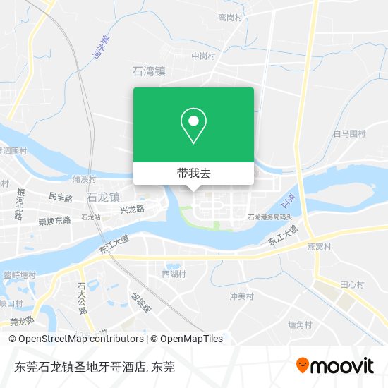 东莞石龙镇圣地牙哥酒店地图