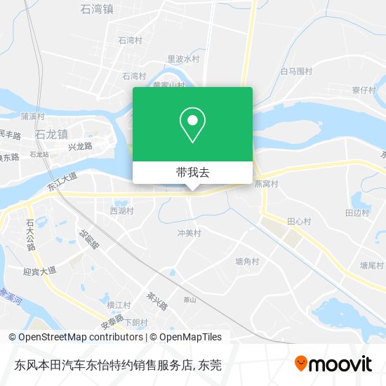 东风本田汽车东怡特约销售服务店地图