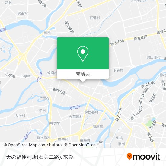 天の福便利店(石美二路)地图