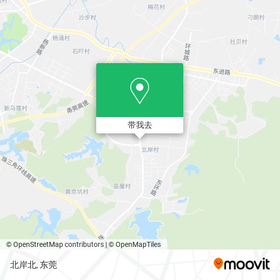 北岸北地图