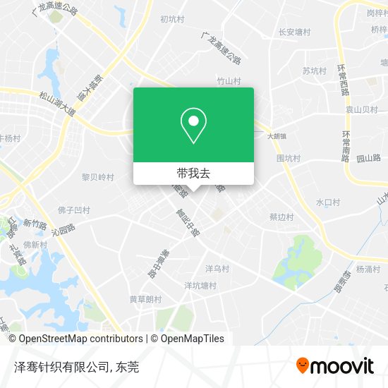 泽骞针织有限公司地图