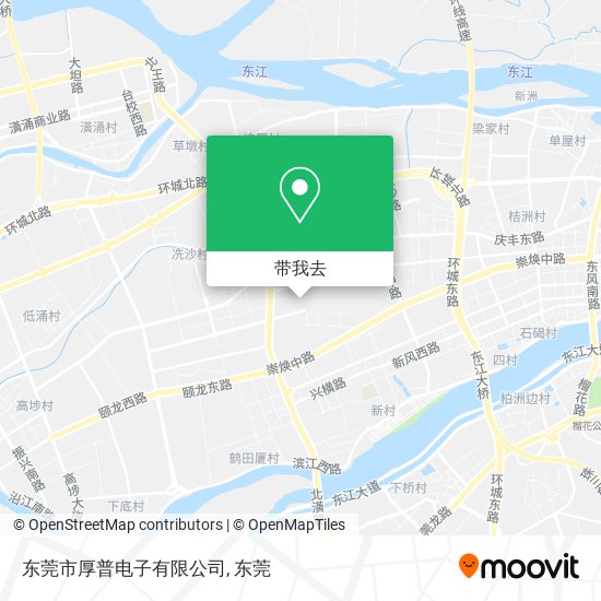 东莞市厚普电子有限公司地图
