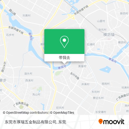 东莞市厚瑞五金制品有限公司地图