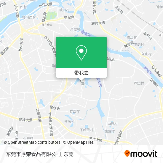 东莞市厚荣食品有限公司地图