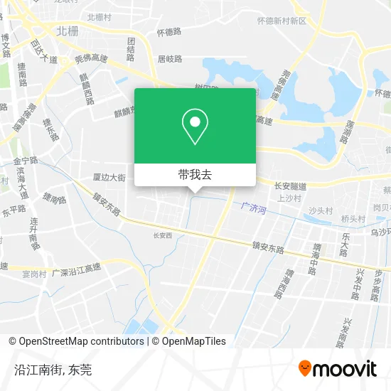 沿江南街地图