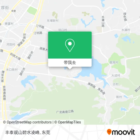 丰泰观山碧水凌峰地图