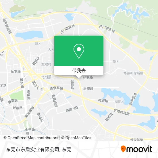 东莞市东盾实业有限公司地图