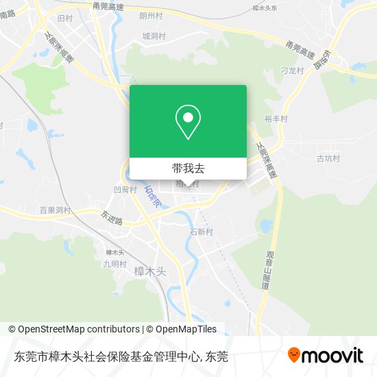 东莞市樟木头社会保险基金管理中心地图
