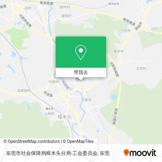 东莞市社会保障局樟木头分局-工会委员会地图