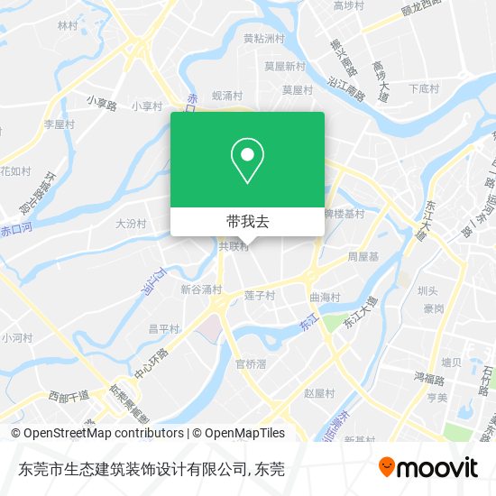东莞市生态建筑装饰设计有限公司地图