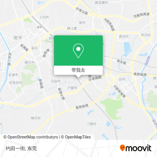 约田一街地图
