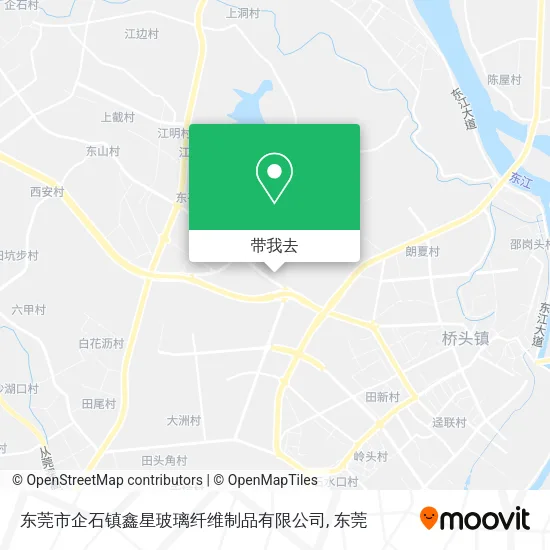 东莞市企石镇鑫星玻璃纤维制品有限公司地图