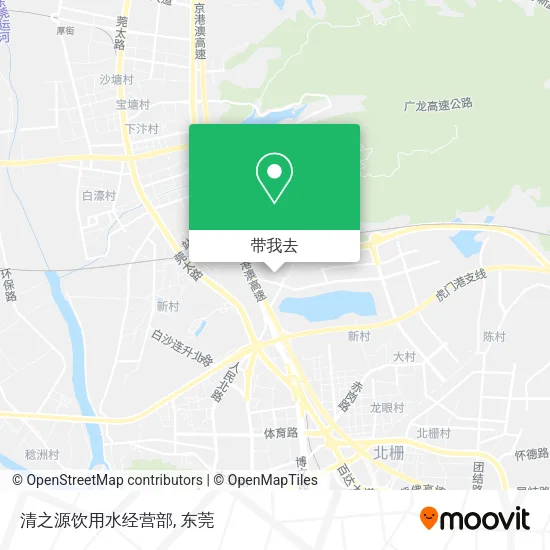 清之源饮用水经营部地图