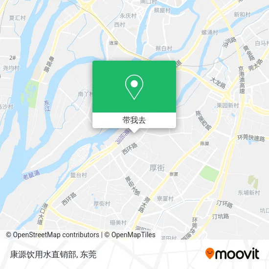 康源饮用水直销部地图