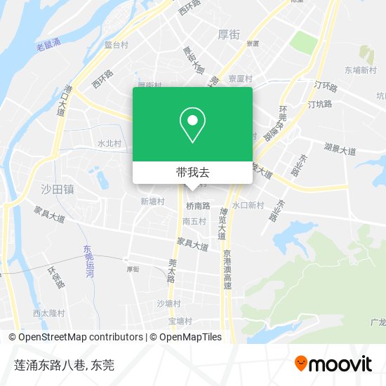 莲涌东路八巷地图