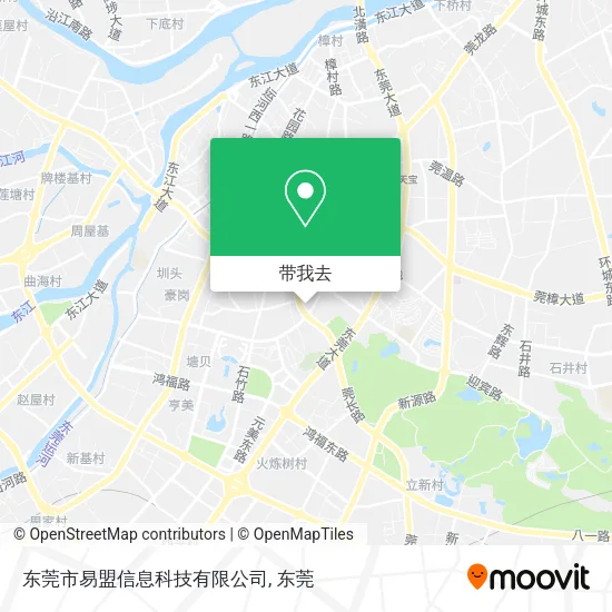 东莞市易盟信息科技有限公司地图